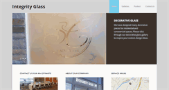 Desktop Screenshot of integrityglassdesign.com