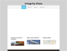 Tablet Screenshot of integrityglassdesign.com